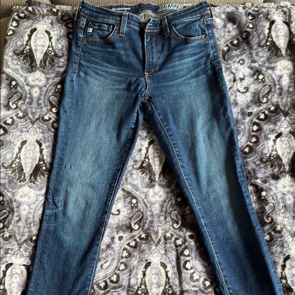 Adriano Goldschmidt Jeans broken in well